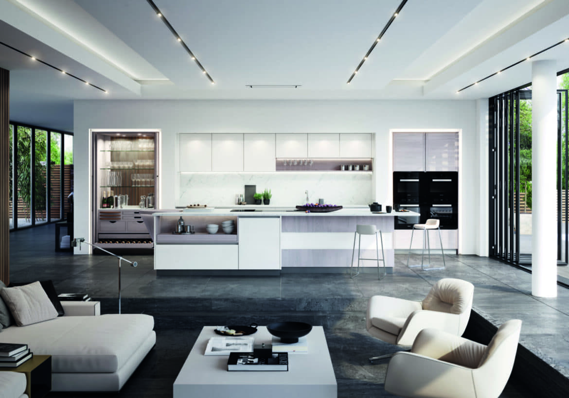 Stoneham's Latitude Handleless Kitchens