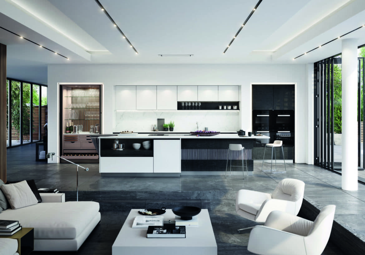 Stoneham's Latitude Handleless Kitchens