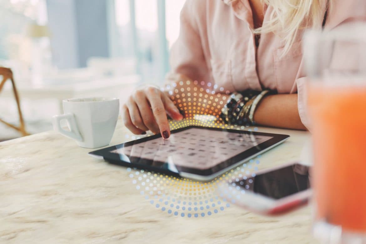 corian surface wireless charging
