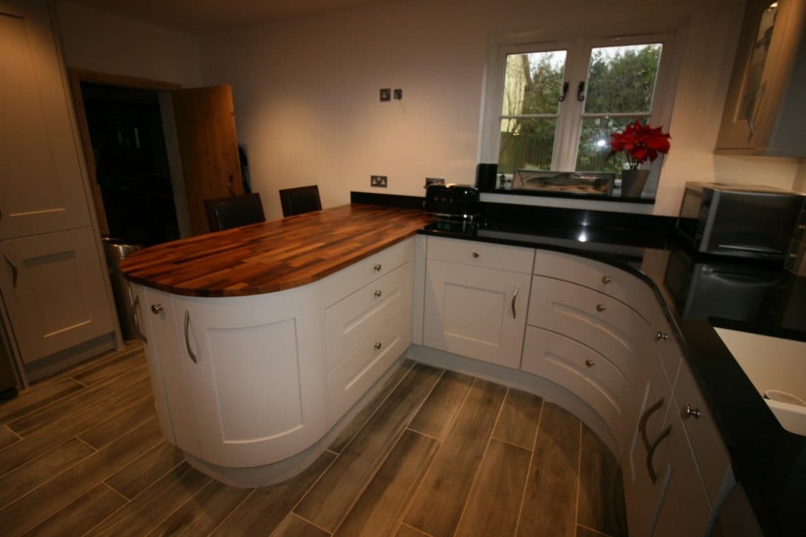 traditional kitchen with modern