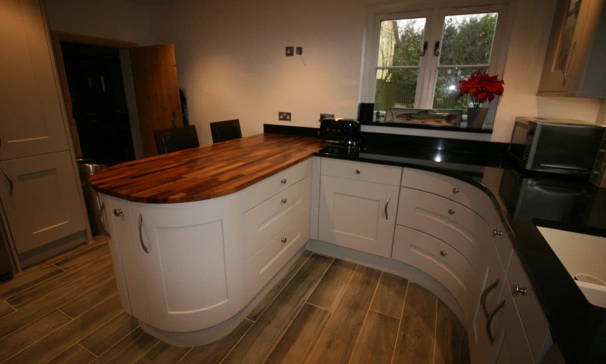 traditional kitchen with modern