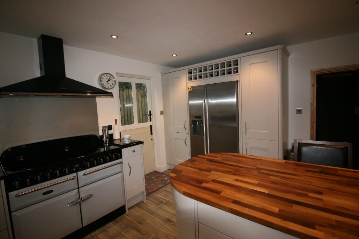 traditional kitchen with modern