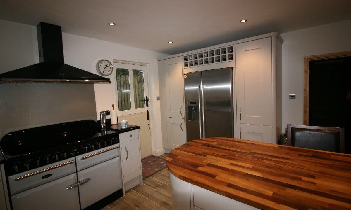 traditional kitchen with modern