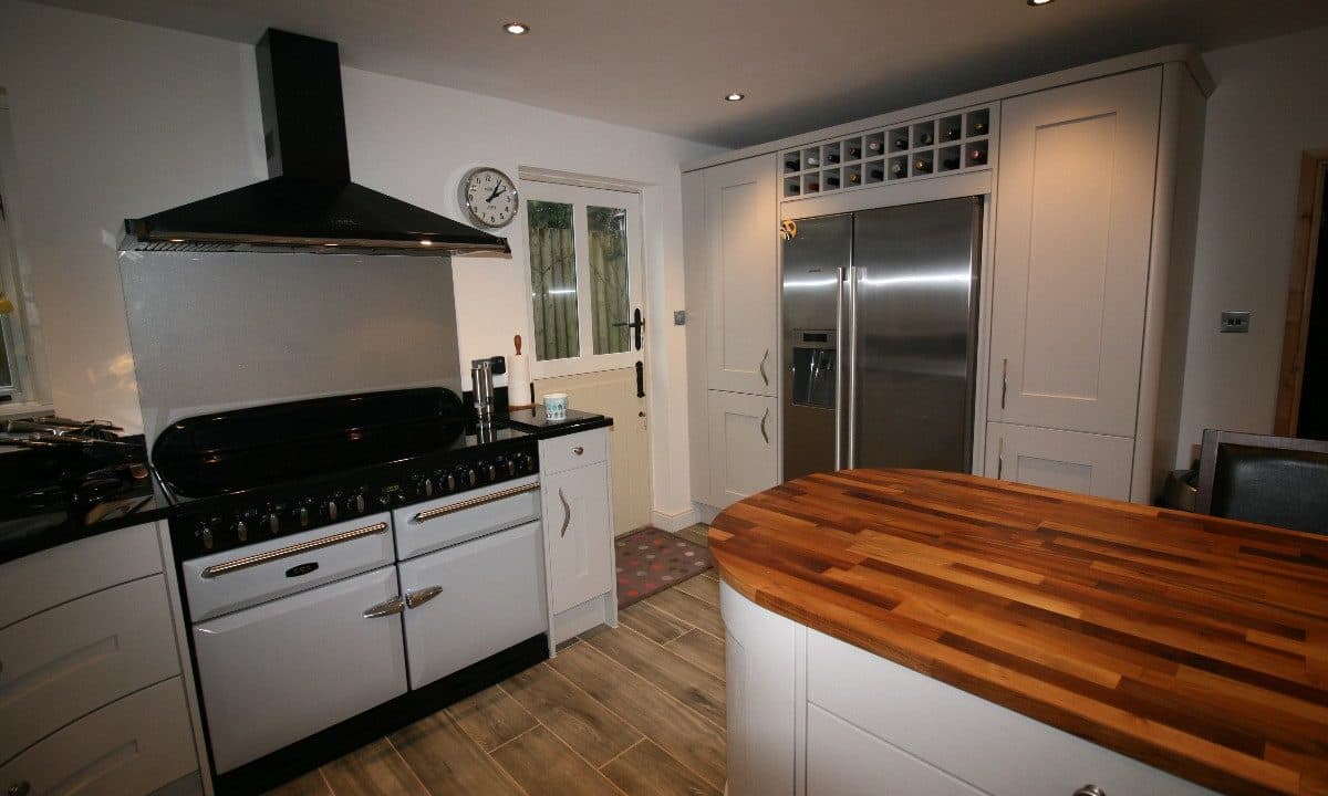 traditional kitchen with modern