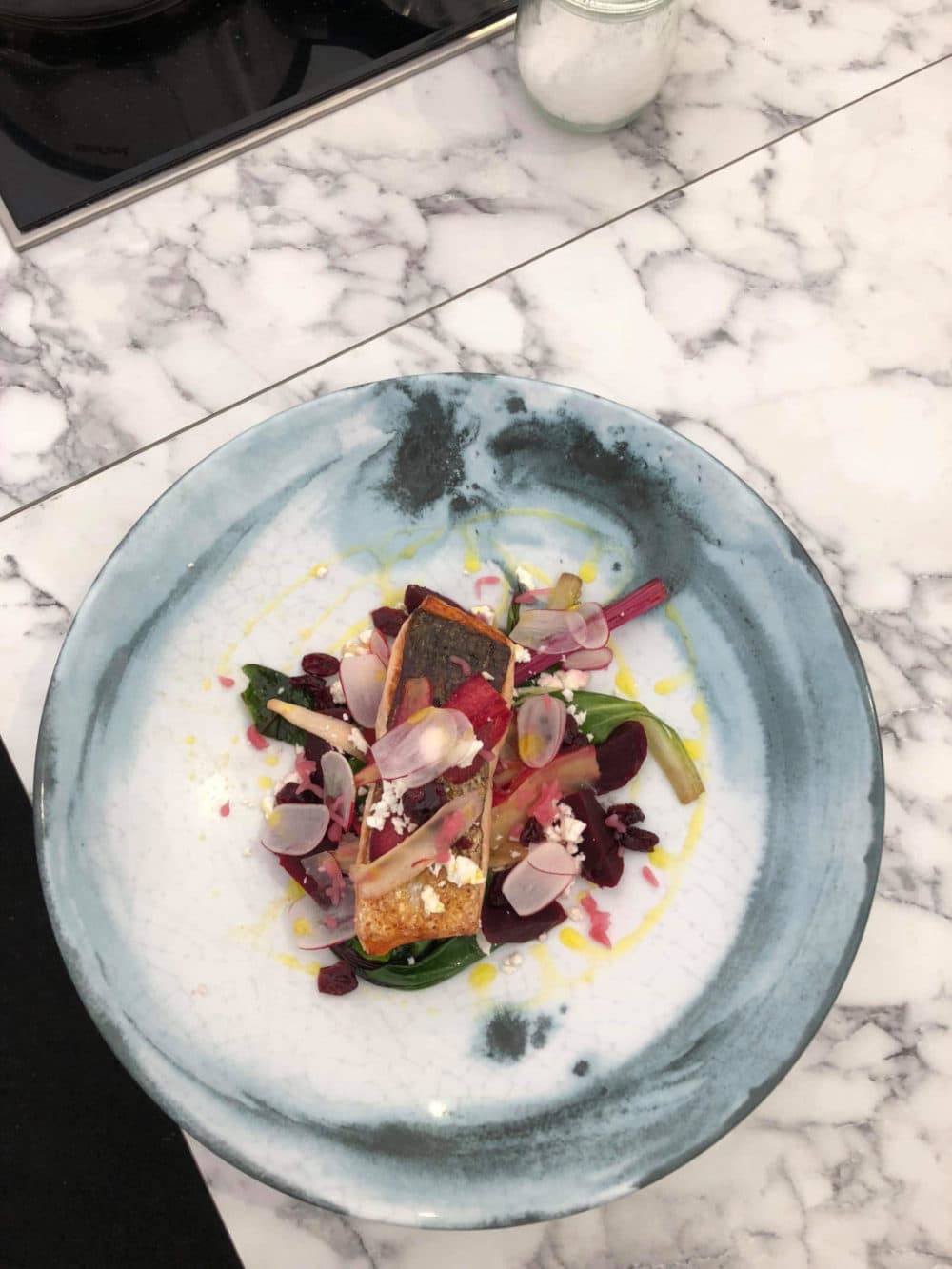 Salmon, Beetroot and Radish Salad