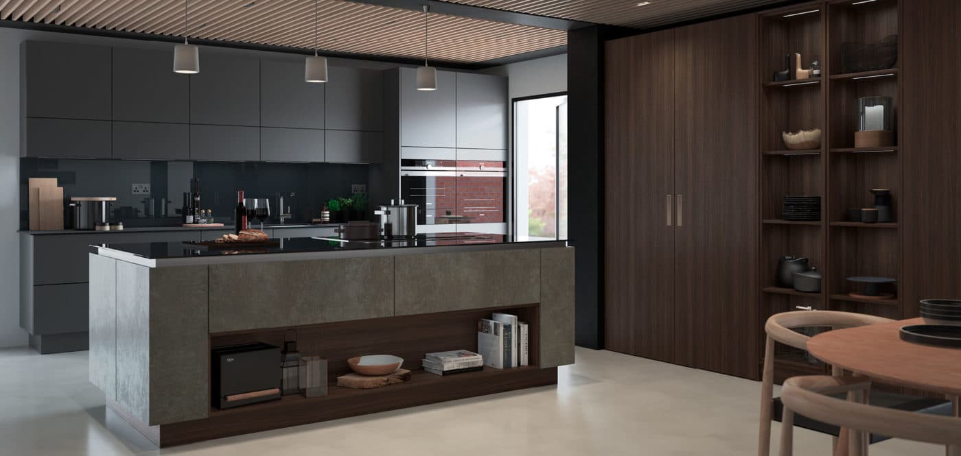 Contemporary Cucina colore